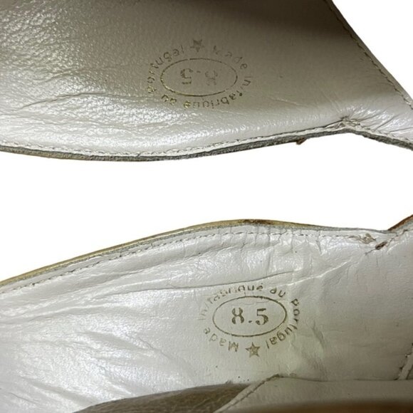 John Fluevog Blind Faith Mid Drew Heels Multicolored Shoes Women Size 8.5 - Picture 11 of 11